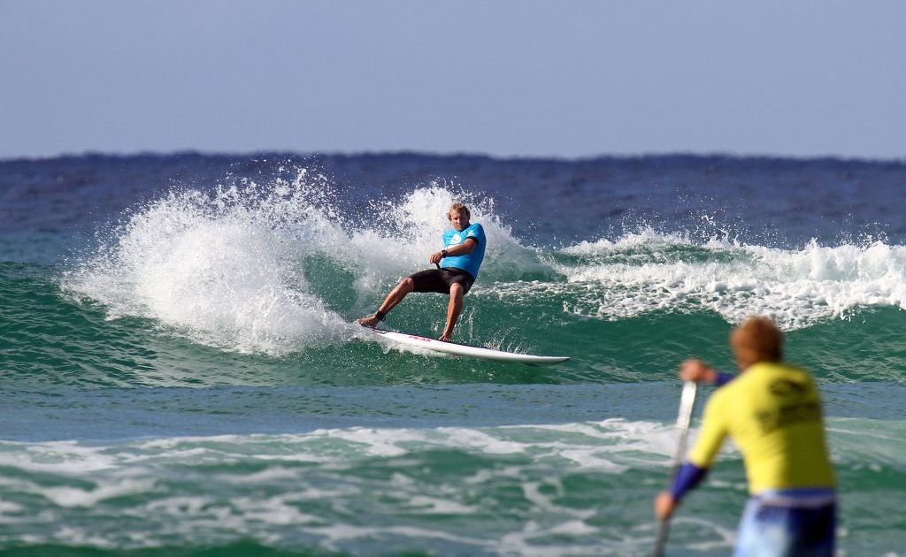 Jackson Close of Snapper Rocks takes out Qld Open Men's SUP title. 
